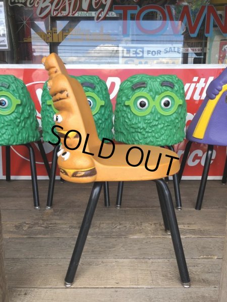 画像4: Vintage Mcdonald's Playland Chair Hamburger & Cheeseburger (S200） (4)