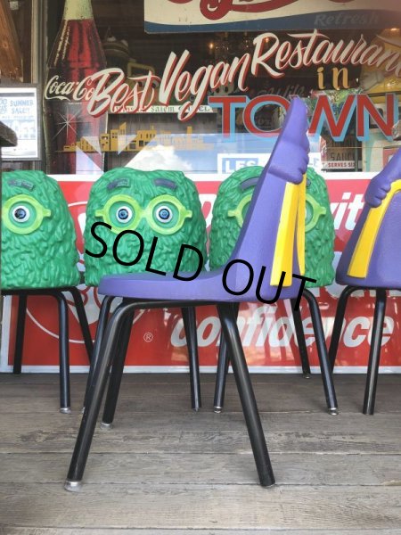 画像2: Vintage Mcdonald's Playland Chair Grimace (S198） (2)