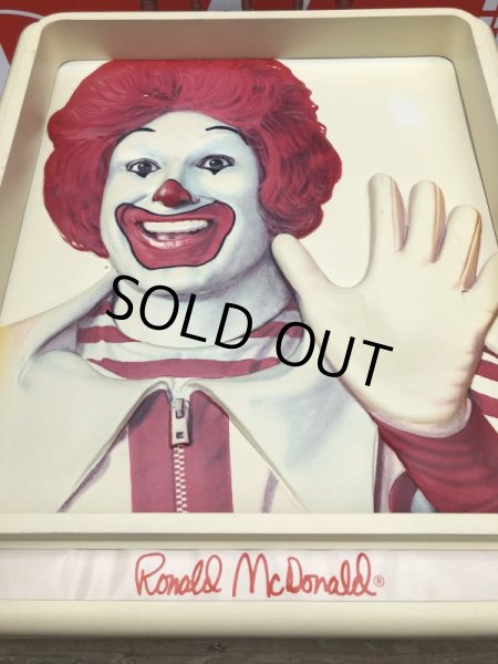 画像6: Vintage Ronald McDonald 3D Wall Sign (S202） (6)