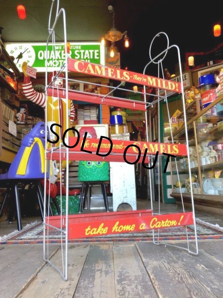 画像4: 50s Vintage CAMEL Cigarette Store Display Wire Rack (T204） (4)