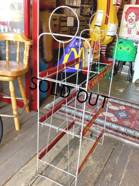 画像3: 50s Vintage CAMEL Cigarette Store Display Wire Rack (T204） (3)