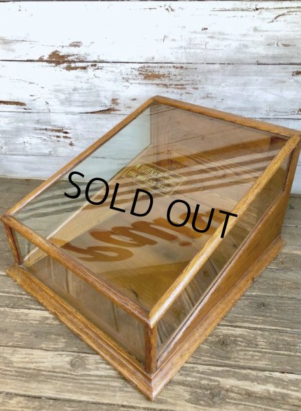 画像2: 1900s Antique Hohner Harmonica Counter Store Display Case (T203） (2)