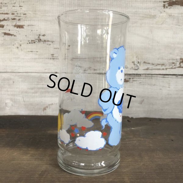 画像4: 1983 Pizza Hut Vintage Glass Care Bear Grumpy (w468) (4)