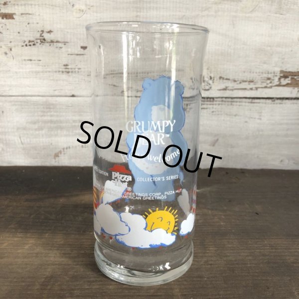 画像3: 1983 Pizza Hut Vintage Glass Care Bear Grumpy (w468) (3)