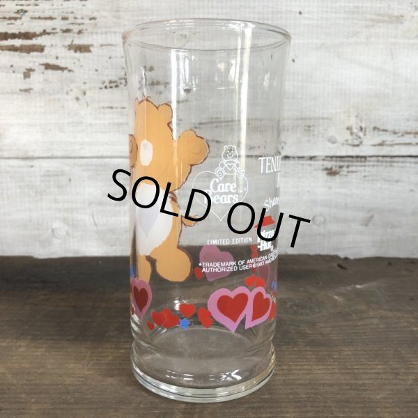画像2: 1983 Pizza Hut Vintage Glass Care Bear TenderHeart (w469) (2)