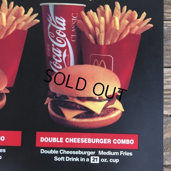 画像3: 1991 Vintage McDonalds Trance Light Sign CHEESEBURGER COMBO (T219) (3)