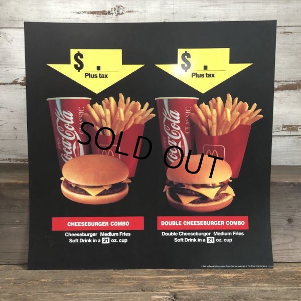 画像8: 1991 Vintage McDonalds Trance Light Sign CHEESEBURGER COMBO (T219) (8)
