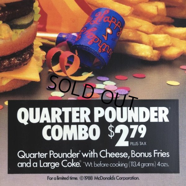 画像3: 1988 Vintage McDonalds Trance Light Sign BIG MAC BIRTHDAY COMBO (T220) (3)