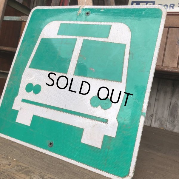 画像4: Vintage Road Sign Bus (T228) (4)