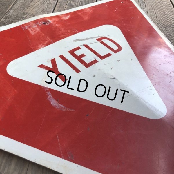 画像6: Vintage Road Sign YIELD (T222) (6)