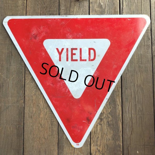 画像4: Vintage Road Sign YIELD (T223) (4)
