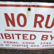 画像4: Vintage Road Sign DUMP NO RUBBISH (T226) (4)