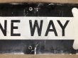 画像7: Vintage Road Sign ONE WAY (T227) (7)