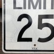 画像3: Vintage Road Sign SPEED LIMIT 25 (T230) (3)