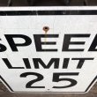 画像2: Vintage Road Sign SPEED LIMIT 25 (T230) (2)