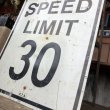 画像4: Vintage Road Sign SPEED LIMIT 30 (T229) (4)