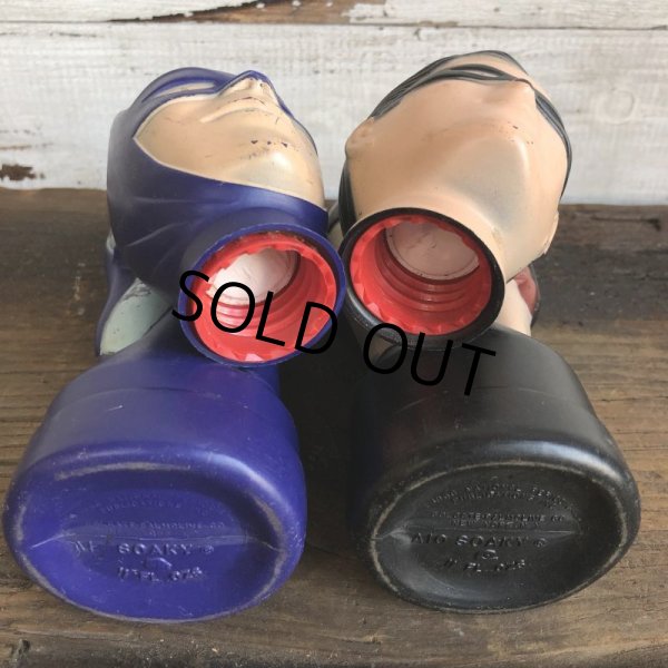 画像9: Vintage Soaky Bobble Bath bottle BATMAN & ROBIN Set (T240) (9)