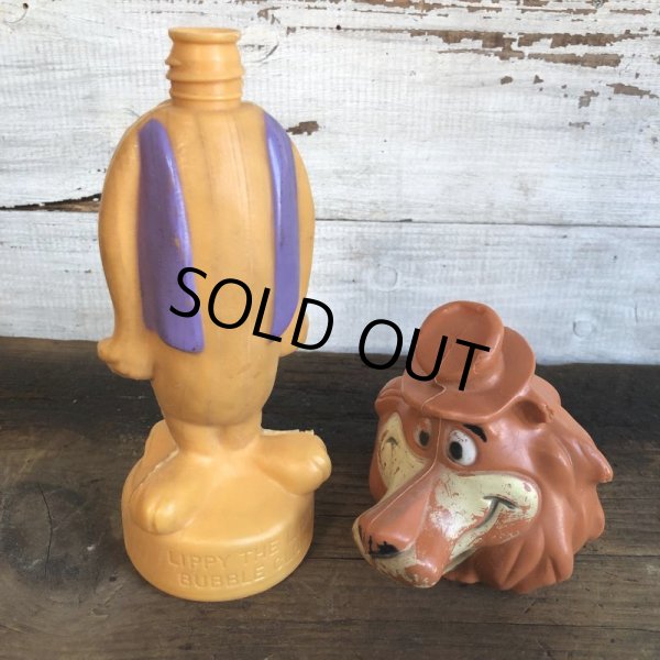 画像7: Vintage Soaky Bobble Bath bottle Lippy the Lion (T234) (7)
