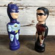 画像1: Vintage Soaky Bobble Bath bottle BATMAN & ROBIN Set (T240) (1)