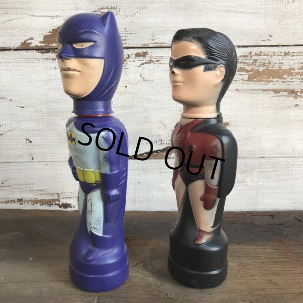 画像5: Vintage Soaky Bobble Bath bottle BATMAN & ROBIN Set (T240) (5)