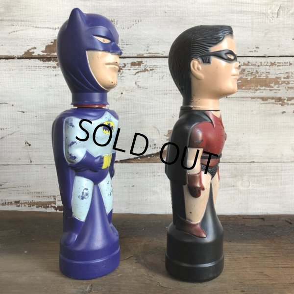 画像3: Vintage Soaky Bobble Bath bottle BATMAN & ROBIN Set (T240) (3)