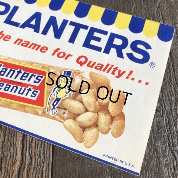 画像3: 1960s Vintage Advertising Store Decals Sign Planters Mr.Peanuts (T235) (3)