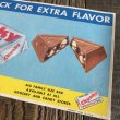 画像3: 1960s Vintage Advertising Store Decals Sign Chunky Chocolate Bar (T236) (3)