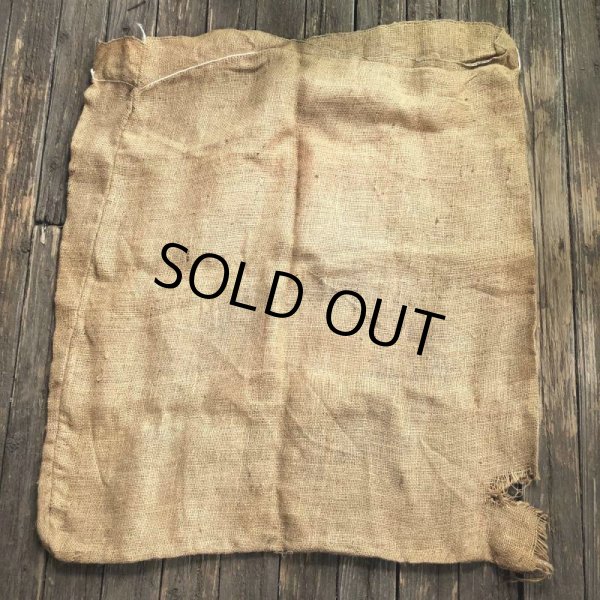 画像3: Vintage Planters Mr. Peanut Burlap Bag (T269) (3)