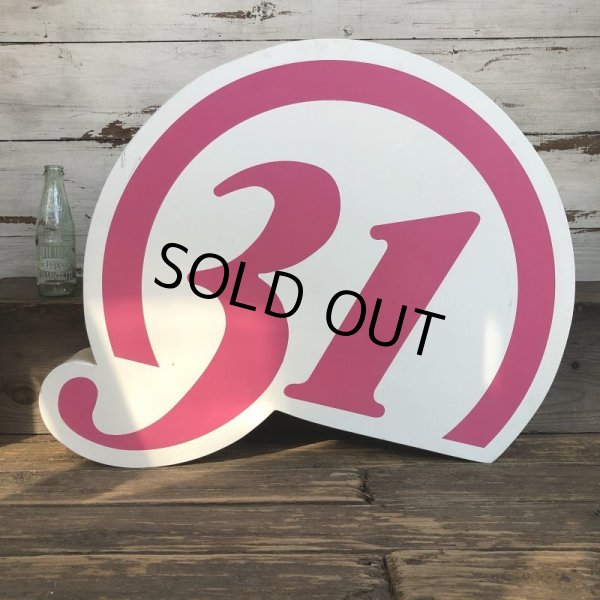 画像7: Vintage 31 Baskin-Robbins  Store Display Sign (T271) (7)