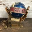 画像4: Vintage 70s Schlitz Beer Spinning Globe Motion Lighted Sign (T271) (4)