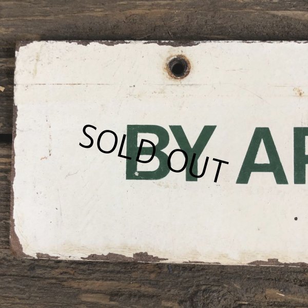 画像7: Vintage Sign BY APPOINTMENT ONLY (T290) (7)