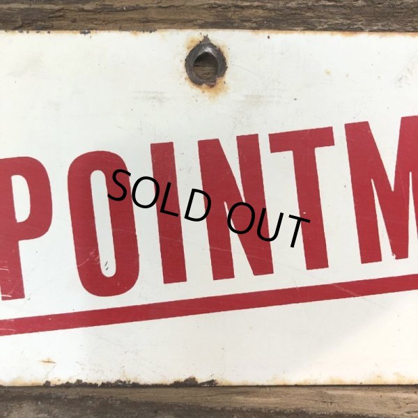 画像9: Vintage Sign SHOWN BY APPOINTMENT ONLY (T291) (9)