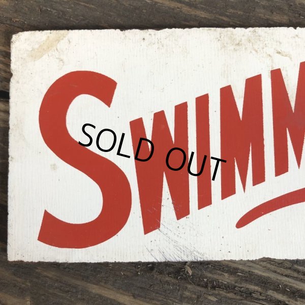 画像5: Vintage Sign SWIMING POOL (T286) (5)