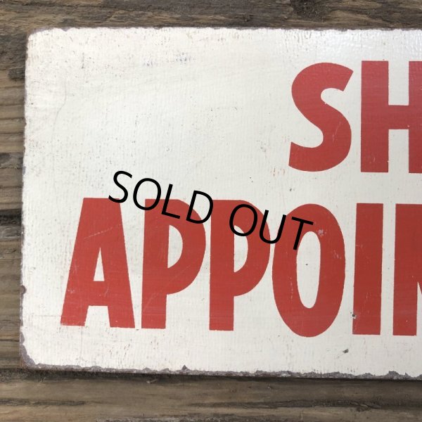 画像5: Vintage Sign SHOWN BY APPOINTMENT ONLY (T289) (5)