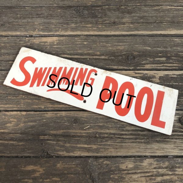 画像4: Vintage Sign SWIMING POOL (T286) (4)