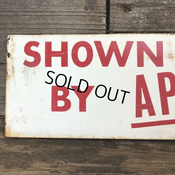 画像6: Vintage Sign SHOWN BY APPOINTMENT ONLY (T291) (6)