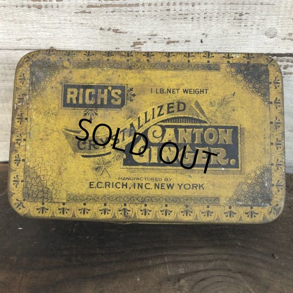 画像7: Vintage Can Rich's Crystallized Canton Ginger (T938)  (7)