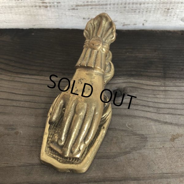 画像2: Vintage Brass Gloved Hand Clip JAPAN (T293) (2)