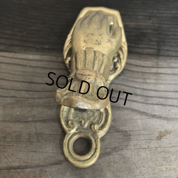 画像7: Vintage Brass Gloved Hand Clip JAPAN (T293) (7)