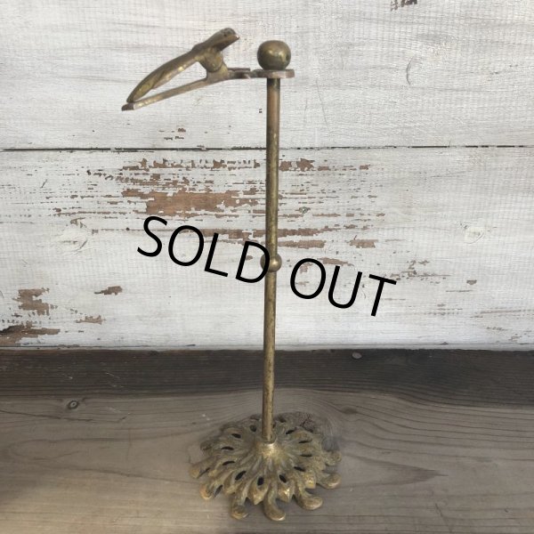 画像5: Vintage Brass Gloved Hand Clip Stand JAPAN (T294) (5)