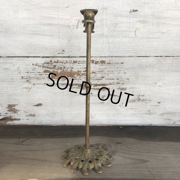 画像4: Vintage Brass Gloved Hand Clip Stand JAPAN (T294) (4)