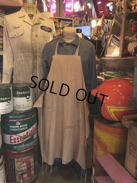 画像6: Vintage Advertising Work Apron (T302) (6)