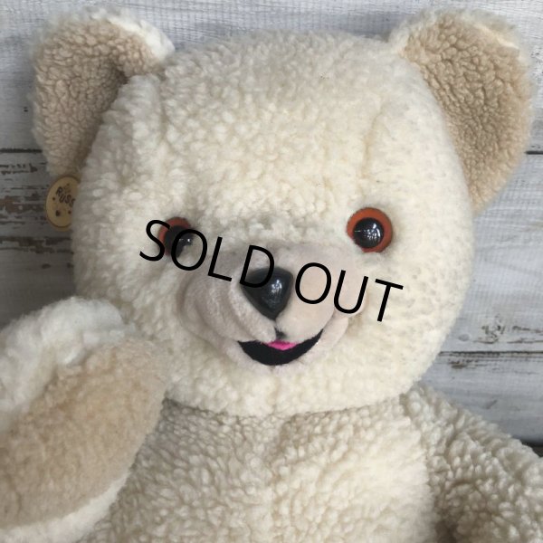 画像8: 80s Vintage Russ Snuggle Bear Plush Doll BIG SIZE (T305) (8)