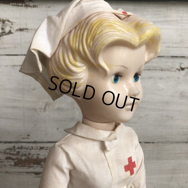 画像6: Vintage Red Cross Nurse Plastic Statue War Memorabilia 47cm (T309) 　 (6)