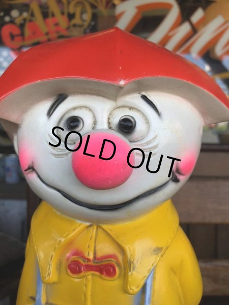 画像9: Vintage Play Pal Plastic Coin Bank For A Rainy Day (T328)  (9)