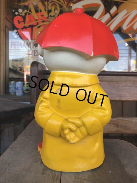 画像3: Vintage Play Pal Plastic Coin Bank For A Rainy Day (T328)  (3)