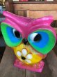 画像5: Vintage BDS Plastic Bank Psychedelic Hippie Owl Pink (T330)  (5)