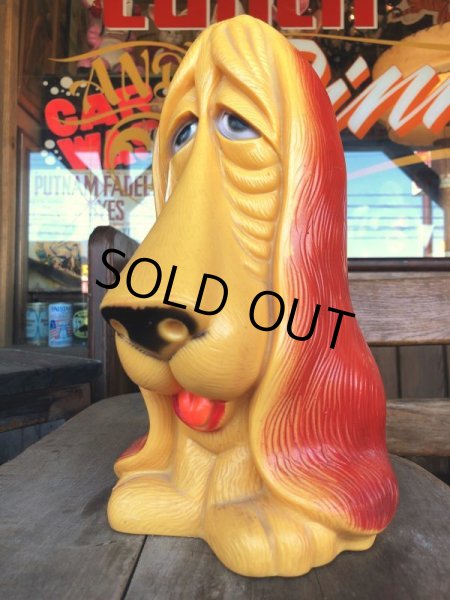 画像6: 70s Vintage My Toy Plastic Bank Basset hound SAD EYE DOG (T321)  (6)