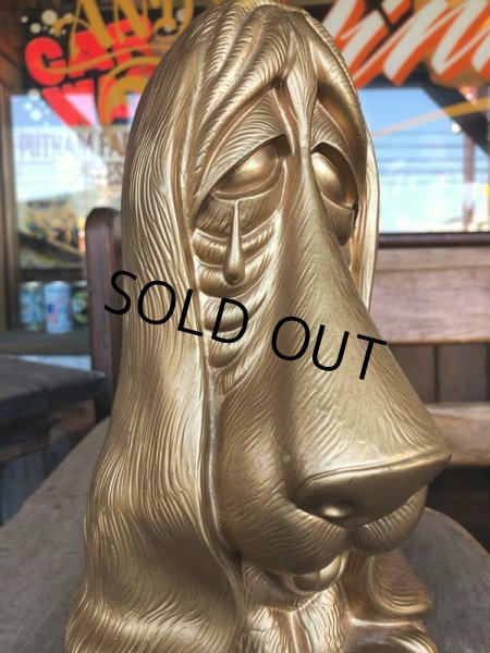 画像7: 70s Vintage My Toy Plastic Bank Basset hound SAD EYE DOG (T322)  (7)