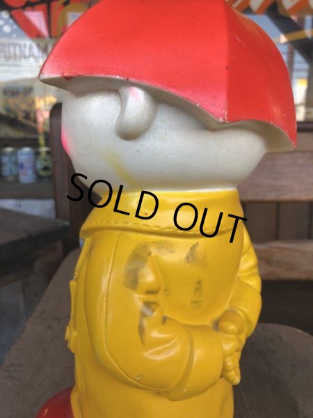 画像7: Vintage Play Pal Plastic Coin Bank For A Rainy Day (T328)  (7)